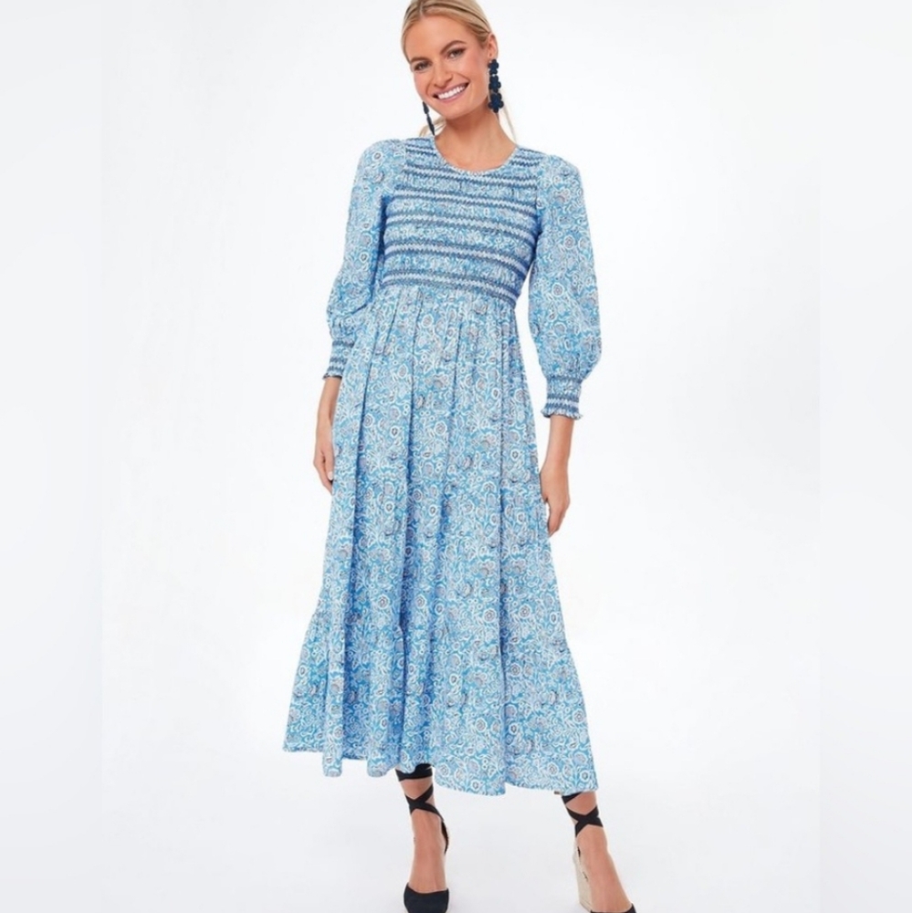 PINK CITY PRINTS‎ Ornate Sky Isabel Dress